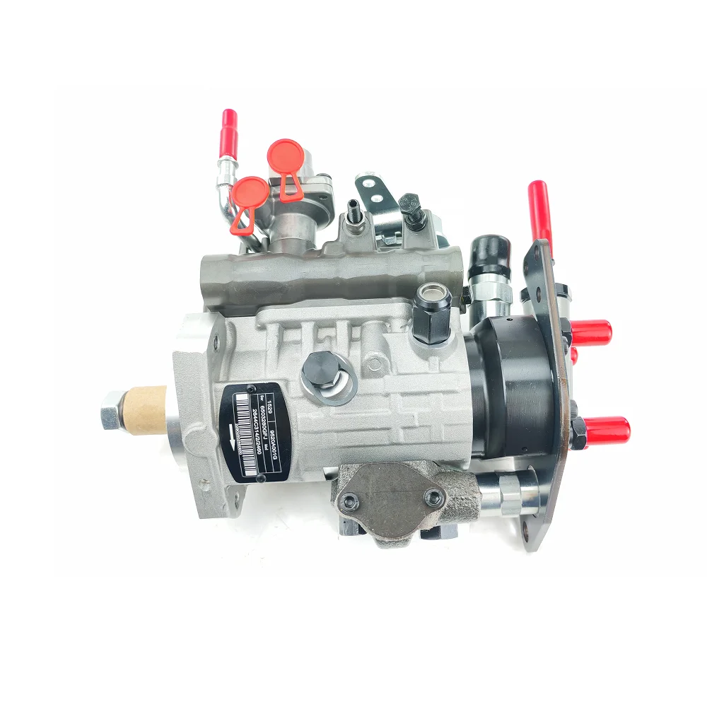 9520A001G DP310 Rotor Fuel Injection Pump, 2644C314 12V Solenoid With Return Pipe for Perkins 1104D‑44T 4‑Cylinder Diesel Engine