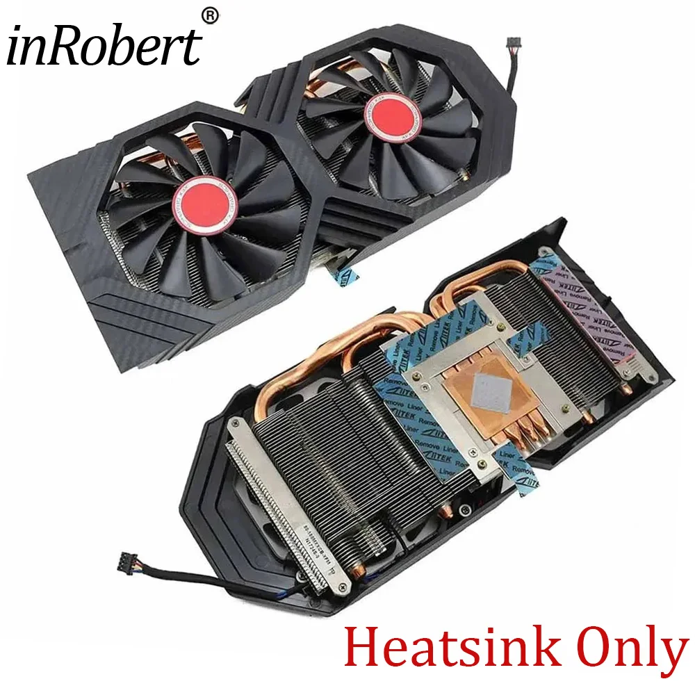 

RX580 RX590 GPU Heatsink For XFX Radeon RX 590 RX 580 Graphics Card Cooling radiator