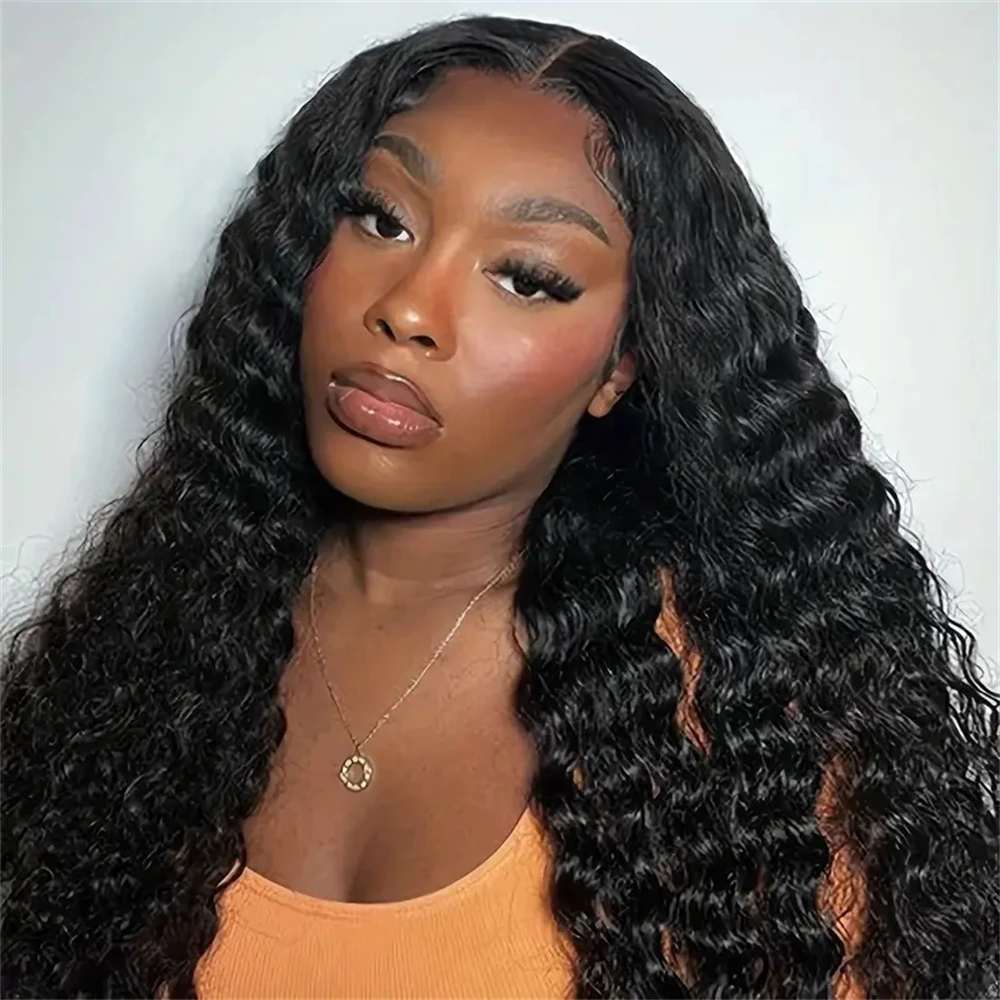 32 34 Inch 13x4 HD Lace Loose Water Wave Wig  200 Density 13x6 HD Water Wave Lace Frontal Brazilian Human Hair Wig For Women