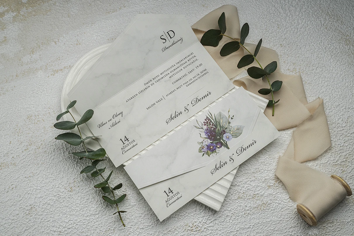 50 pcs Wedding Invitation, Quinceanera Invitation, Birthday invitation, Elegant Invitation, Unique Invites, RSVP Card, Marriage