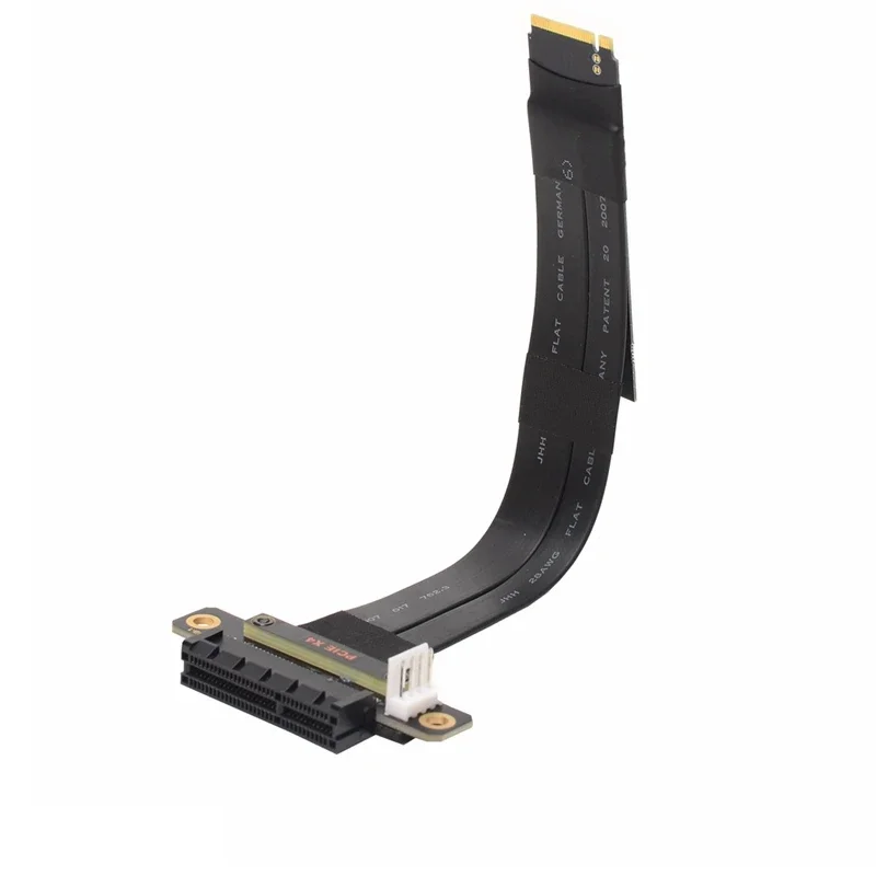 Adapter przedłużacza PCI Express X4 M.2 NVMe / PCIe X4 M2 NVMe do kart graficznych GPU PCIe X4 SSD RAID, LAN — zdjęcie 2