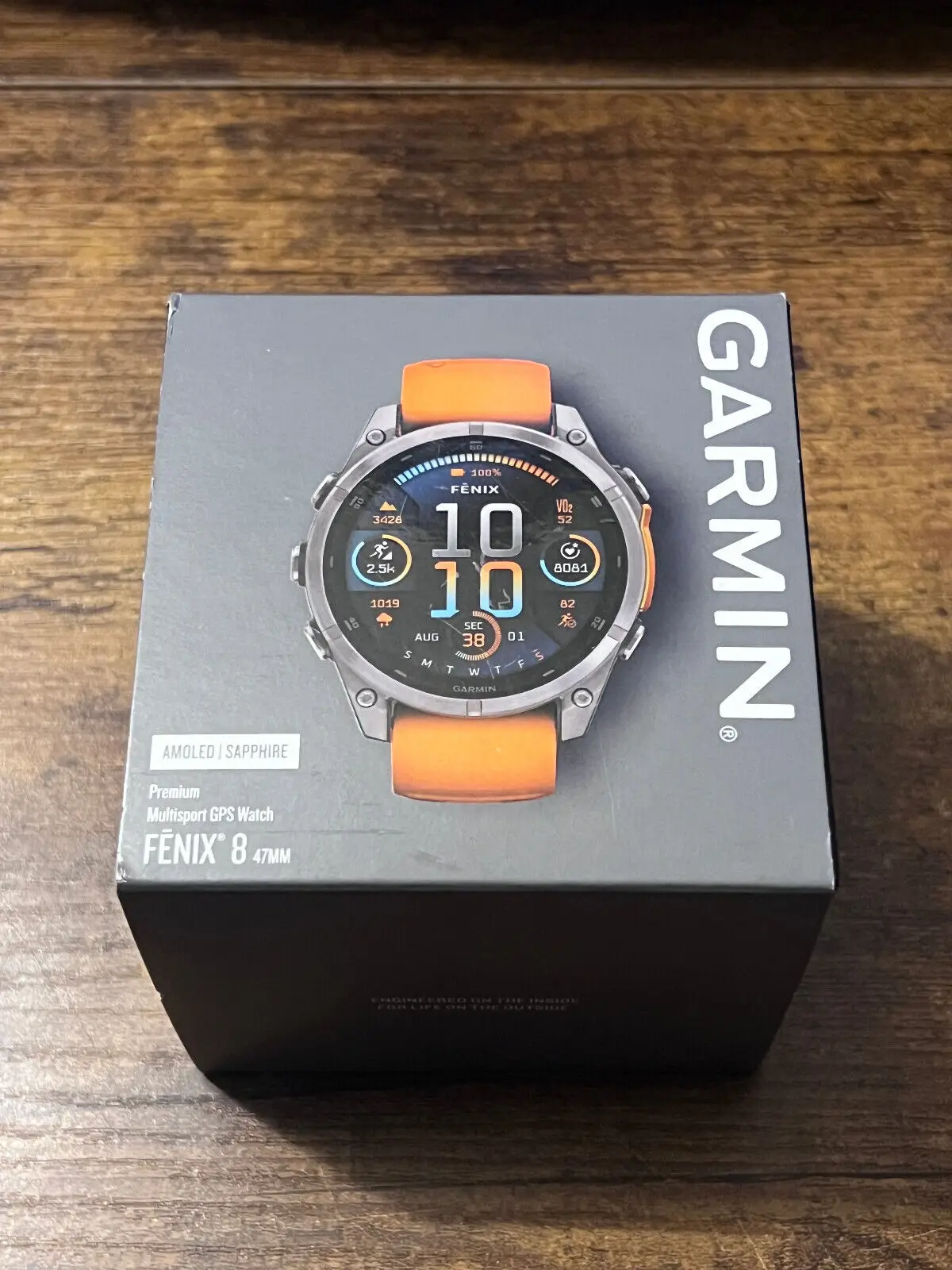 Hot Selling Garmins-Fenix 8 Sapphire Smartwatch Athlete GPS Watch - 47 mm AMOLED