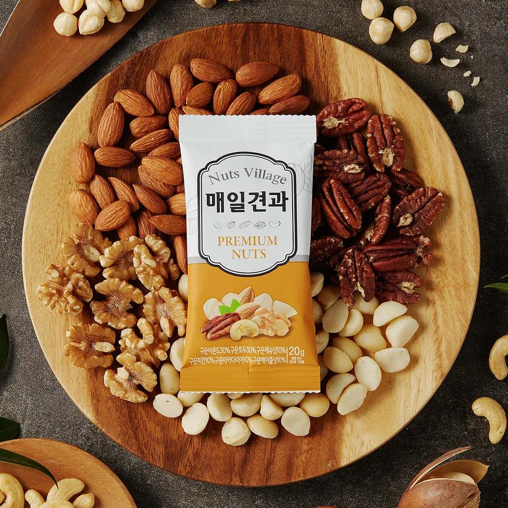 1+1 프리미엄견과 넛츠빌리지 프리미엄 30입X2박스 선물세트