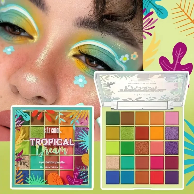 s.f.r Color 25 Colors Eyeshadow Palette Macaron Dopamine Aesthetic Shading Palette Cosplay Stage Makeup Velvet Finish Smooth Fit