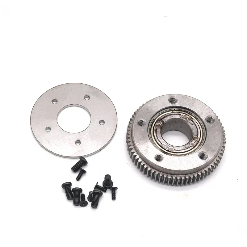 Upgrade Grote Roterende Versnelling Plaat Zwenken Gear Voor Huina 580 23 Kanaal Graafmachine 1:14 Rc Metalen Graafmachine Onderdelen - afbeelding 2