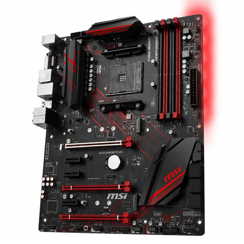 Imagem -03 - Gaming Plus Placa-mãe do Computador Usb 3.0 M.2 Nvme Ssd Am4 Ddr4 Desktop Mainboard Msi-x470