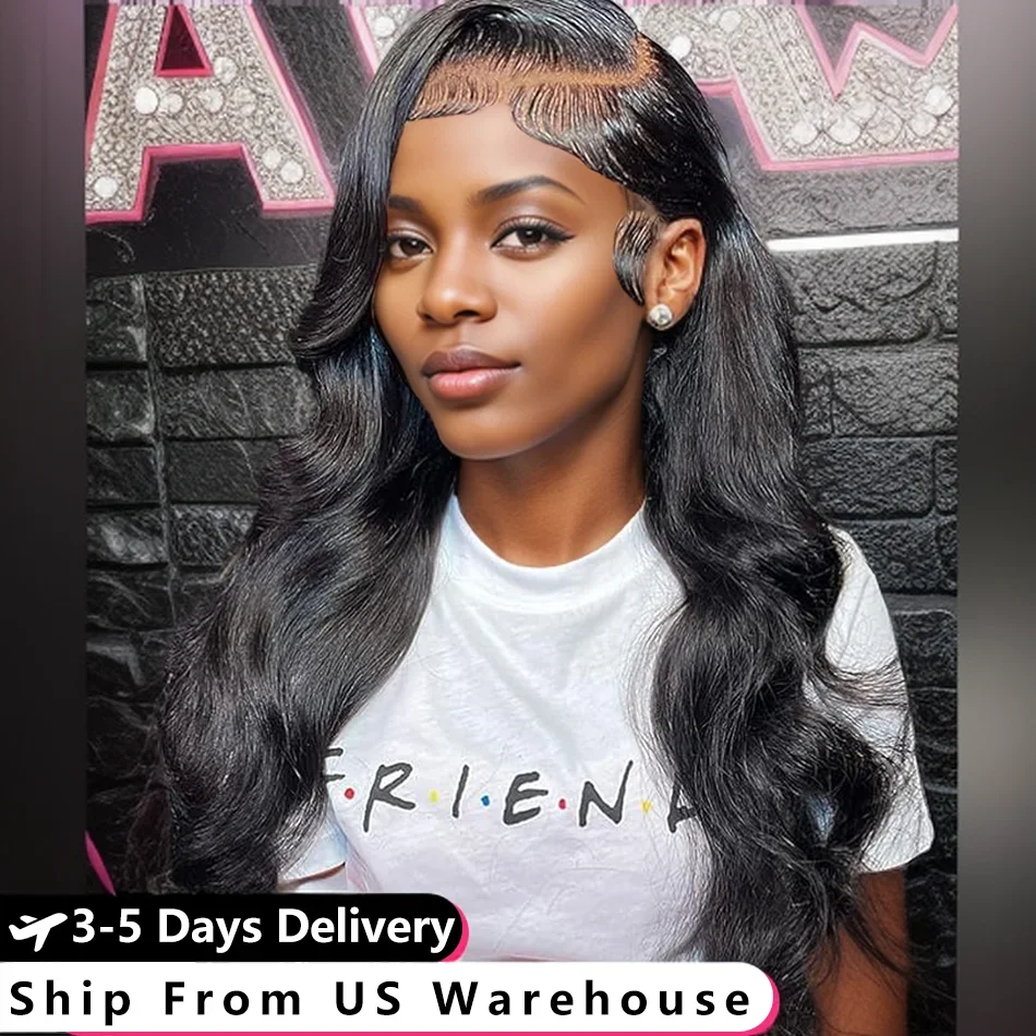 30 Inch 13x6 Body Wave Lace Front Wigs Human Hair Pre Plucked Curly 13x4 HD Lace Frontal Wig Body Wave Wigs for Women