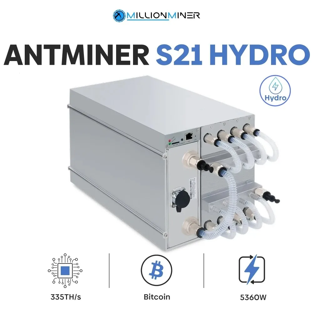 

BUY 4 AND GET 2 FREE NEW Bitmain Antminer S21 Hyd Bitcoin Miner 335TH/s