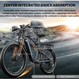 Shengmilo-elektrikli bisiklet yetişkinler ebike 48v pil ile 17.5 ah 1000w, motor, bafang, shimano 7 vitesli, lastikler, büyük Hoparlör, bluetooth, lastikte 6 büyük satış-no. 6