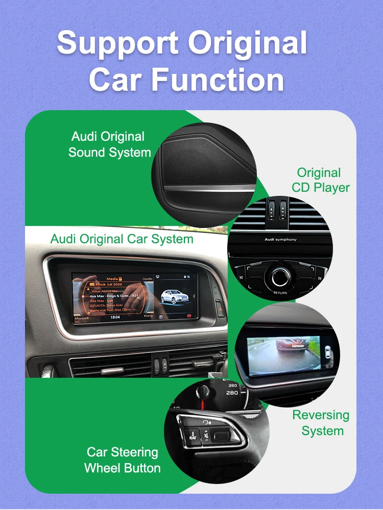 AUTOTOP 10,25 "Android 14 Auto Multimedia Stereo Für Audi A3 8V 2012-2020 Carplay Bluetooth WIFI GPS Navigation Audio Stereo 4G – Detail 7