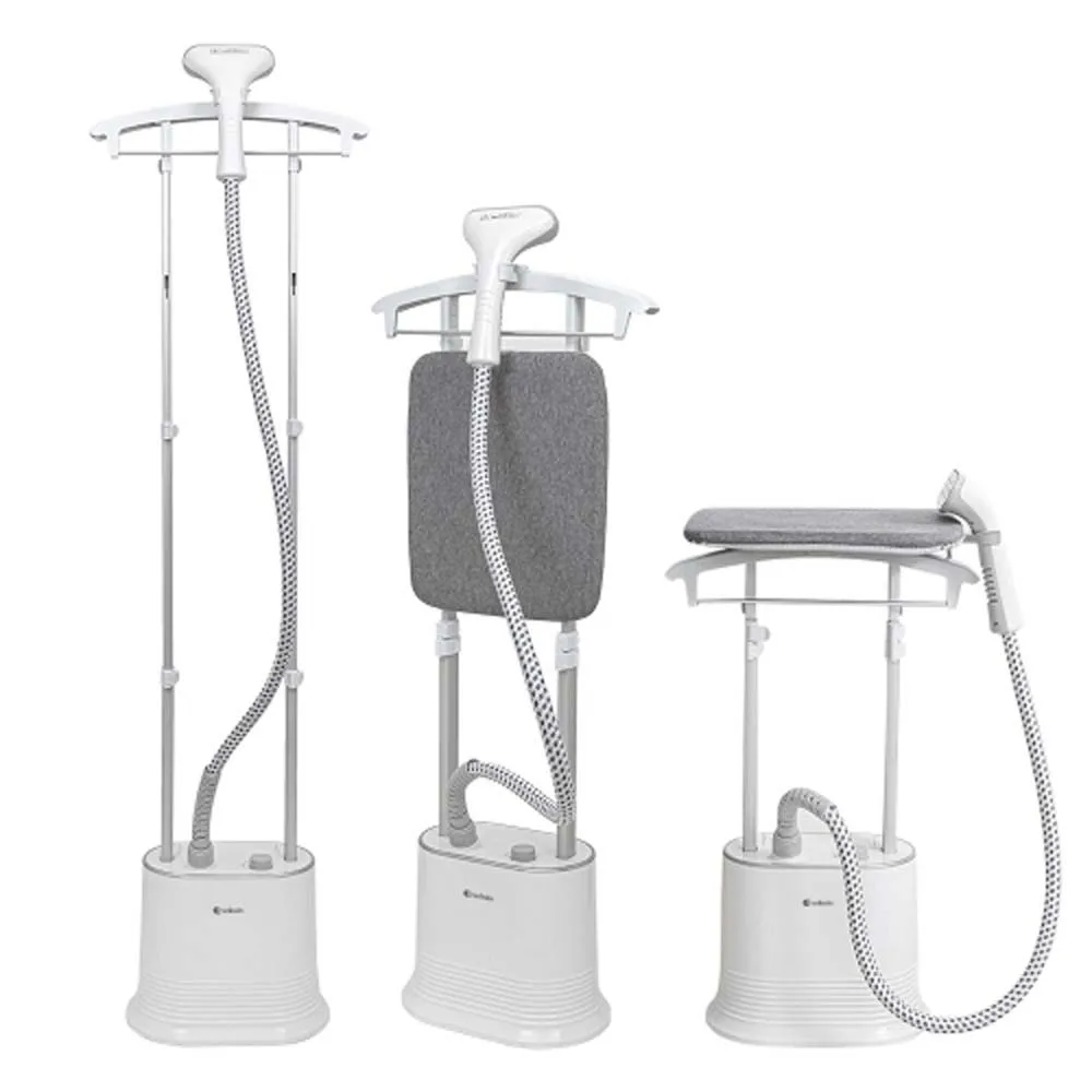 Benheim Stand Steam Iron Kssi-2000 Turbo Steam آلام سعة كبيرة 3 مستويات تعقيم قابل للتعديل الارتفاع يمكن إزالة الروائح الكريهة