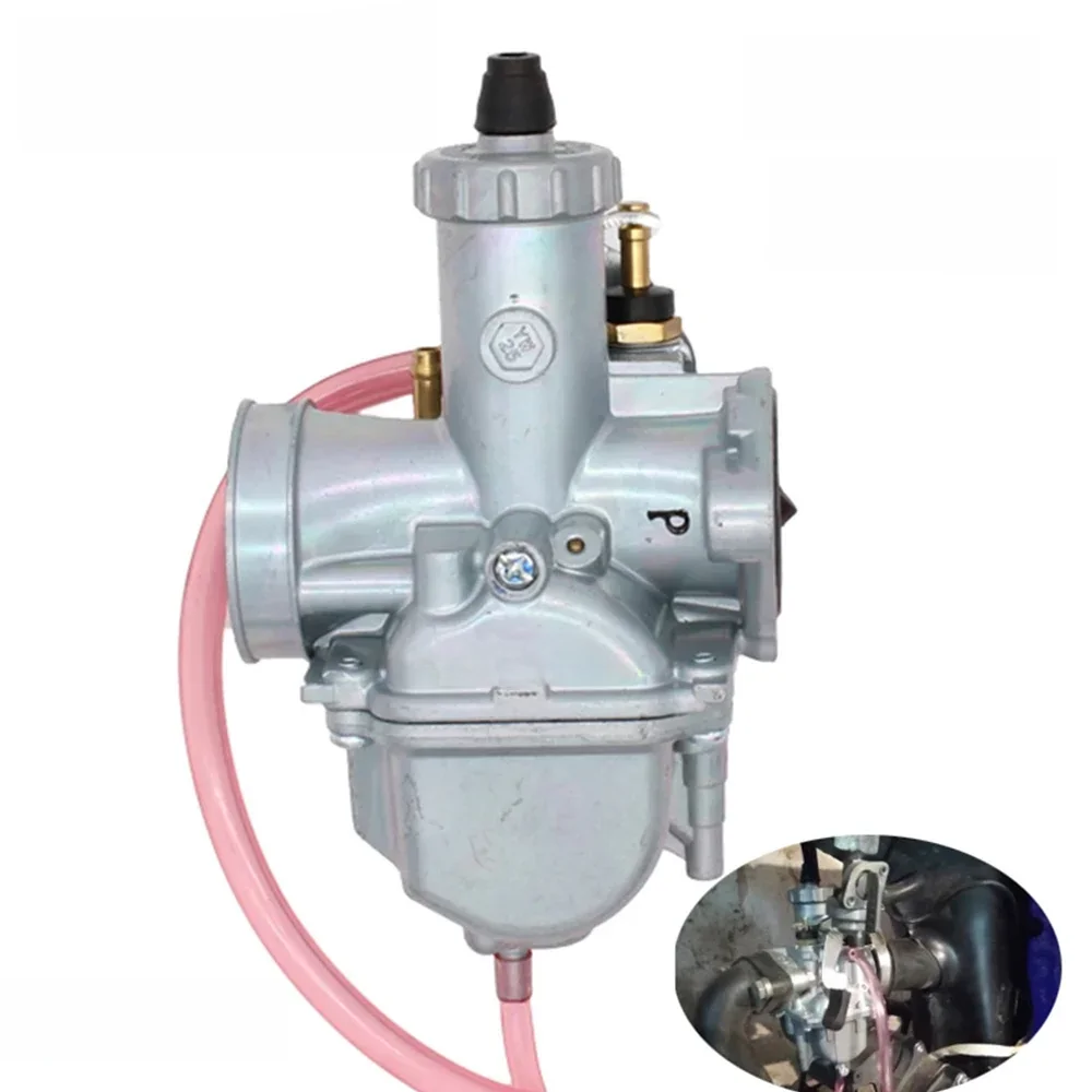 AliExpress PowerMotor Motorcycle Carburetor Mikuni VM22 26mm for Honda Yamaha XR50 CRF70 Cross 110cc 125cc Gasoline Dirt Bike Pitbike 140cc Universal