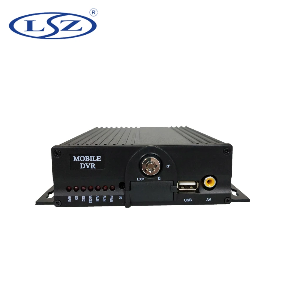 MDVR Dual SD Card 4 Channels 1080P HD Solution security protection Mobile DVR for Vehicle Taxi Truck School Bus