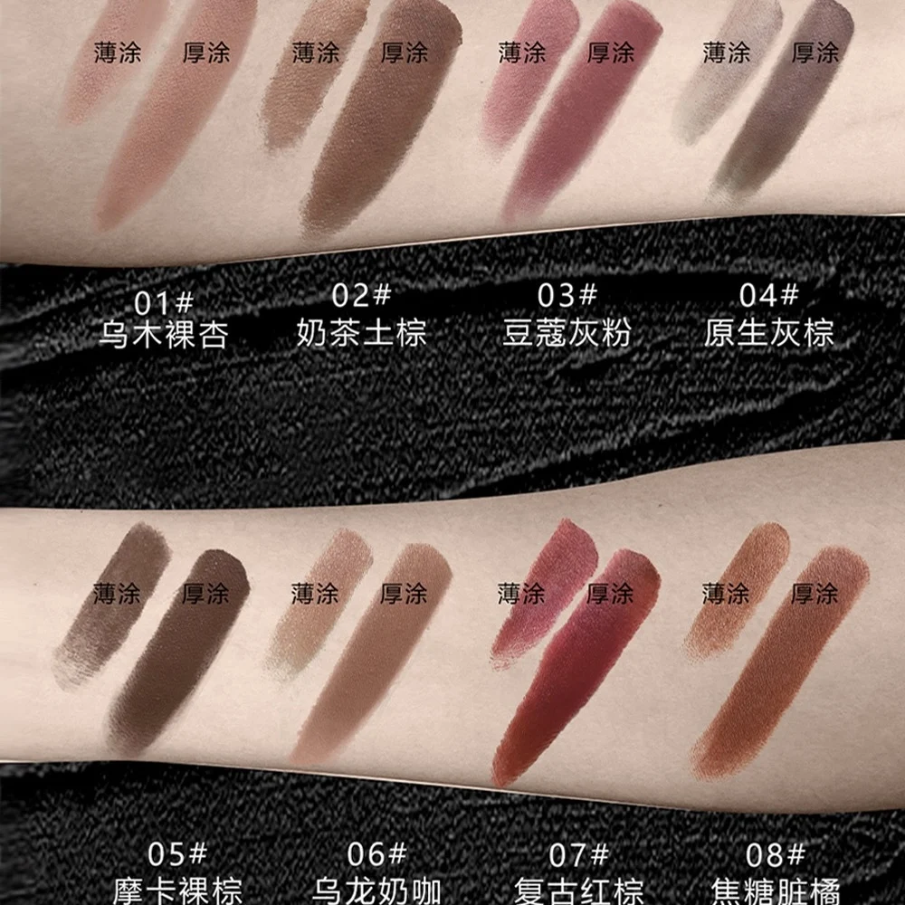 Matte Dark Black Lipstick Witch Dark Brown Shade Smooth Pigmented Velvety Lip Makeup Long Lasting Non Transfer Gothic Lipstick view 3