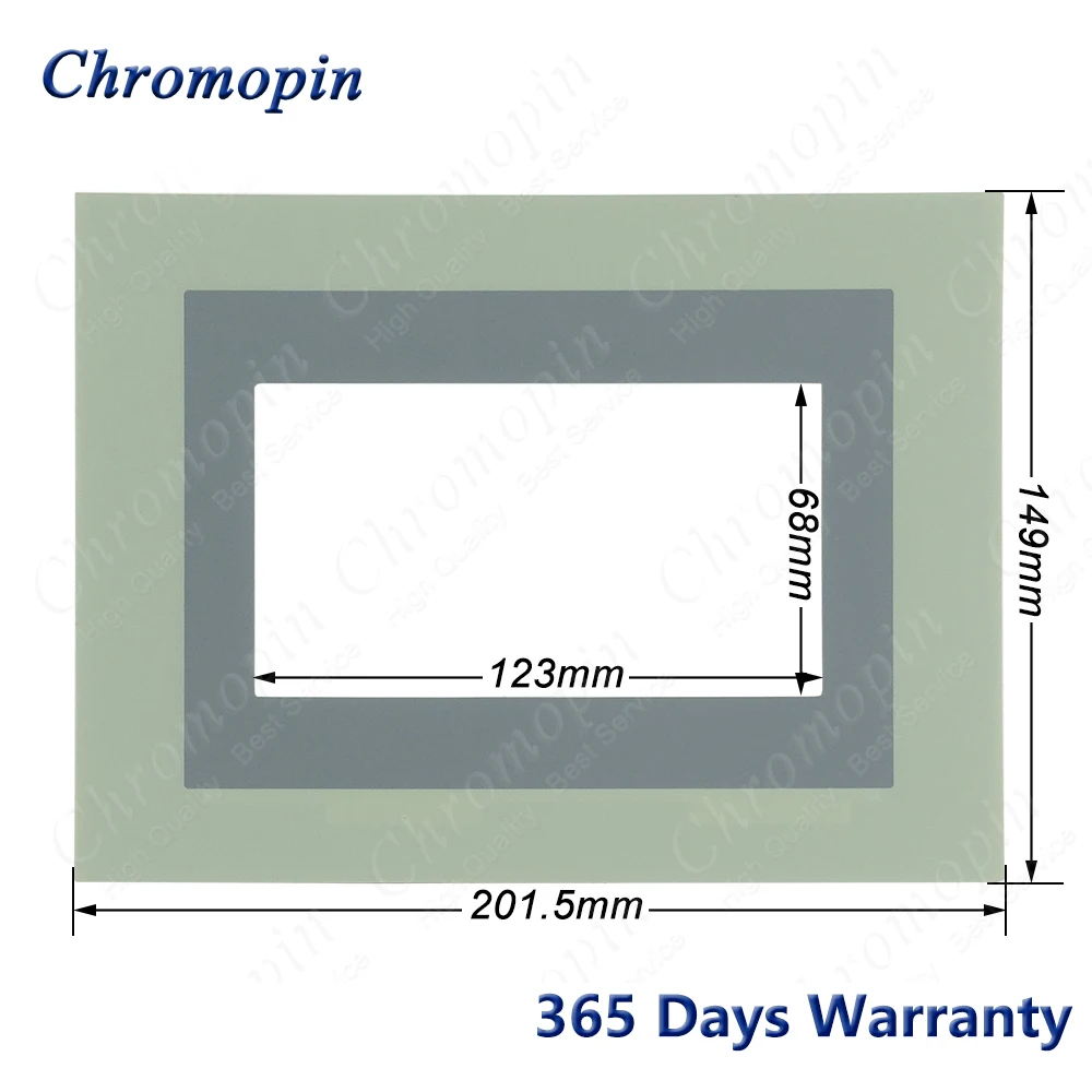 Touch Screen Panel Glass Digitizer for ESA VT555WA0000 VT555WAP000 VT555W Touchscreen Panel with Front Overlay Protective Film