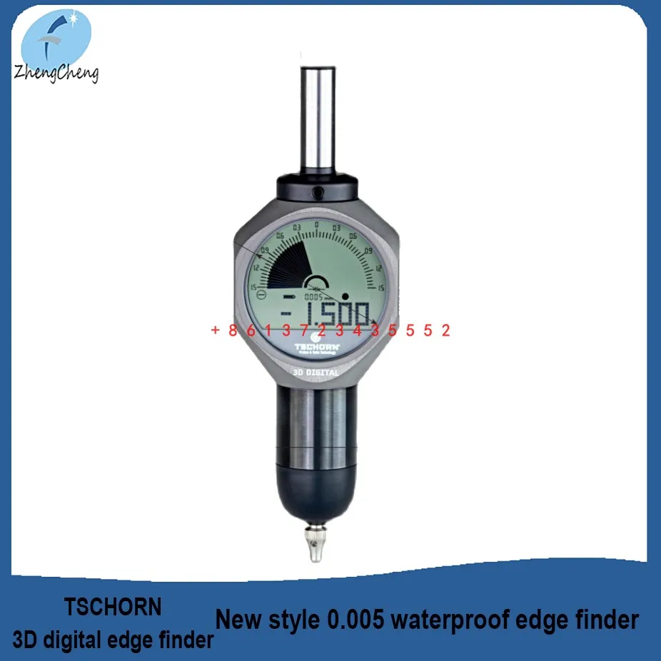 CNC 3D digital display edge finder German TSCHORN new 0.005 waterproof edge finder 01D30012 probe