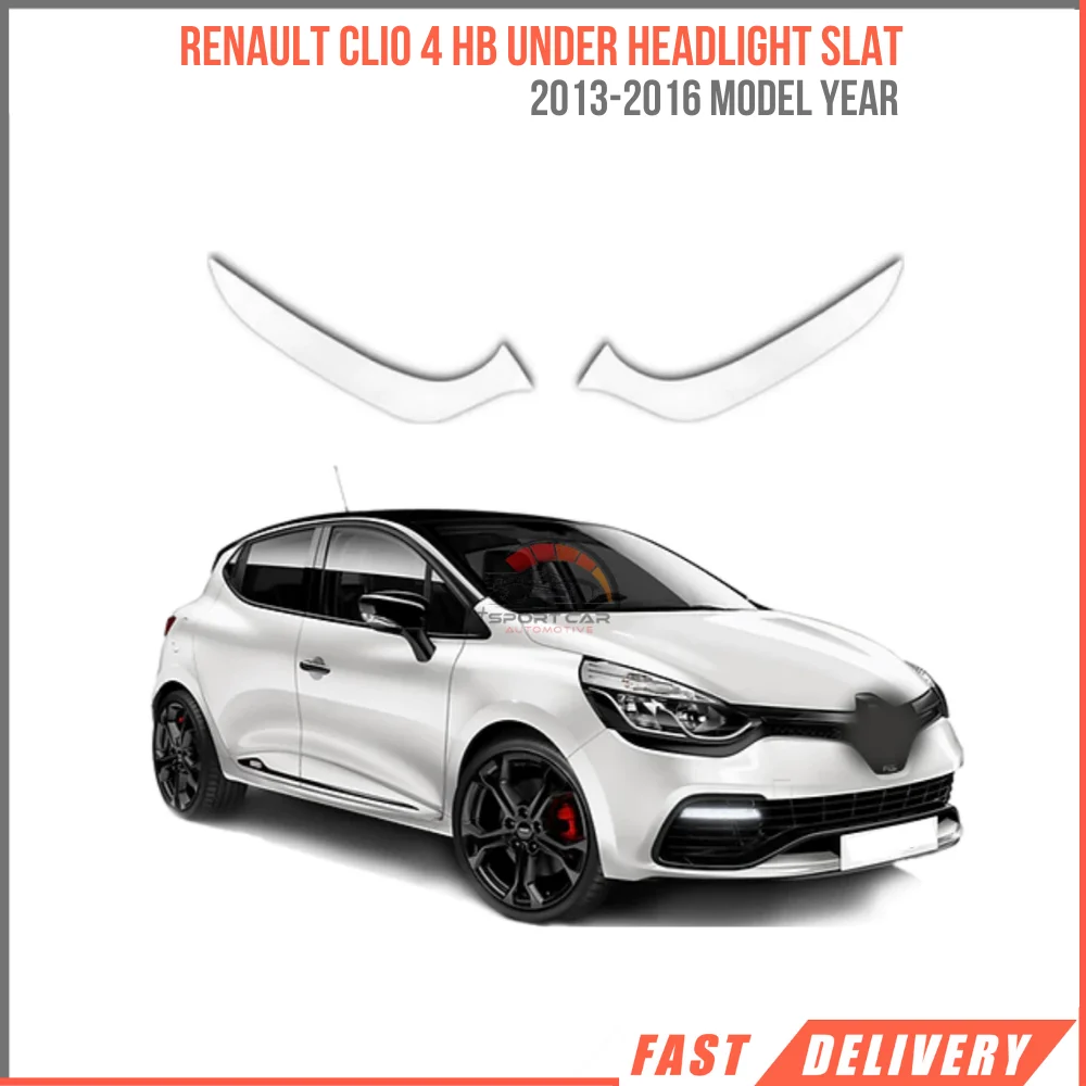 

Renault Clio 4 Hb Chrome Headlight Under Stat 2 Pieces 2013-2016 chrome car accessories high quality-Free Shipping