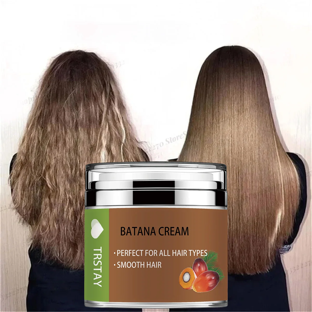 

Moisturizing Hair Glow Secret Intense Hydration Frizz Control Lock Moisture Treatment for Silky Smooth Shine Hair Repair and Nou