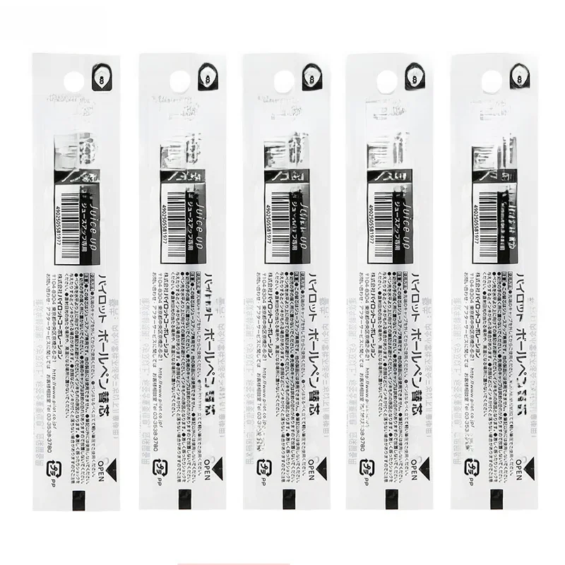 5 sztuk japonia Pilot nowy sok uzupełnianie sok Up0.4/0.5mm wkład do długopisu żelowego 4 kolory o dużej pojemności LP3RF-12S4 artykuły szkolne — zdjęcie produktu 5