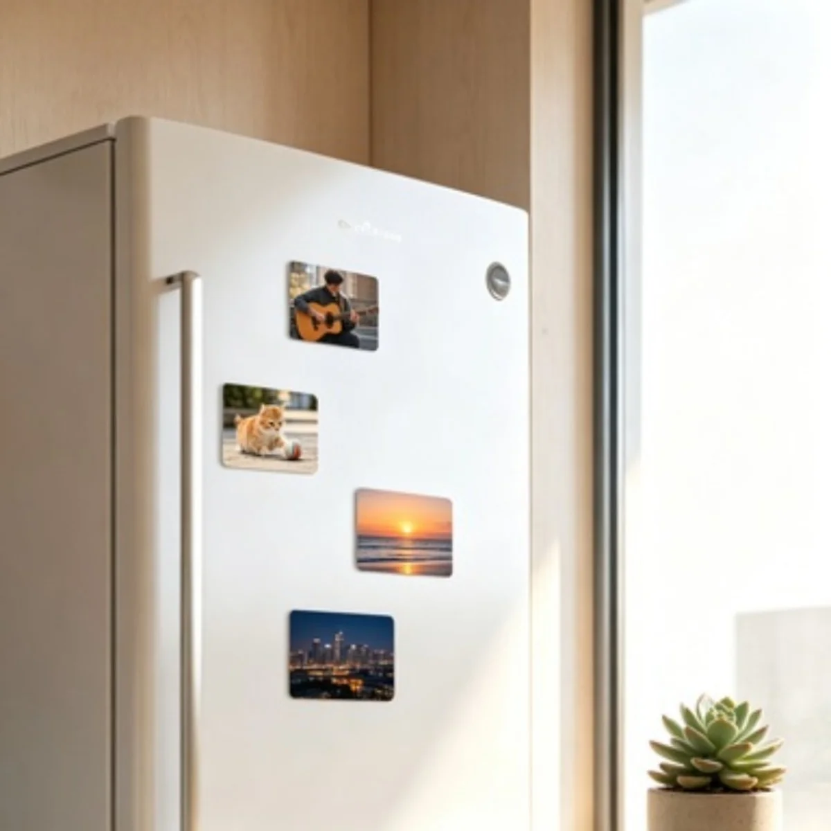 Create Custom Personalized Fridge Magnets Available in Various Sizes to Capture Life's Beautiful Moments—Perfect for Any Settin image 6