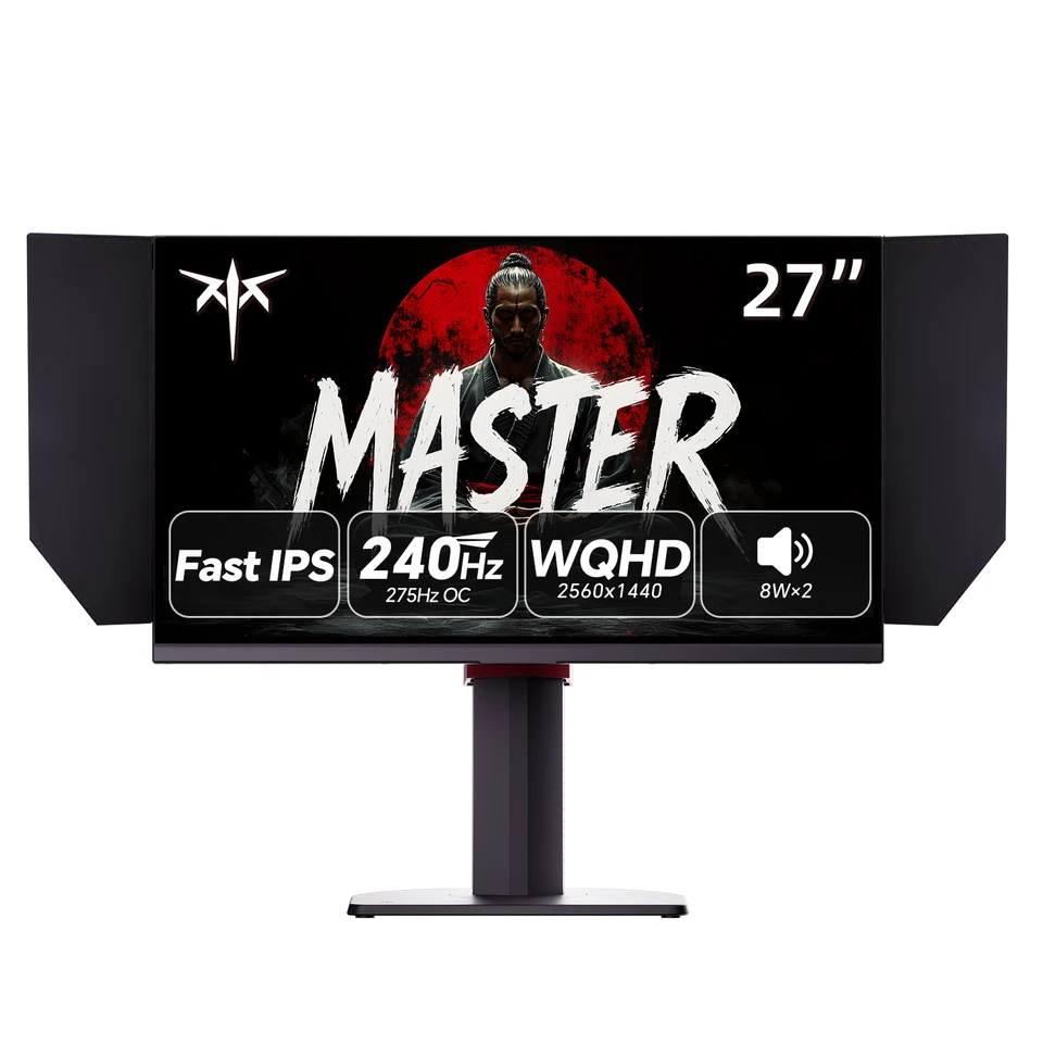 KTC 27インチ ゲーミングモニター WQHD (2560x1440) 240Hz 0.5ms 応答