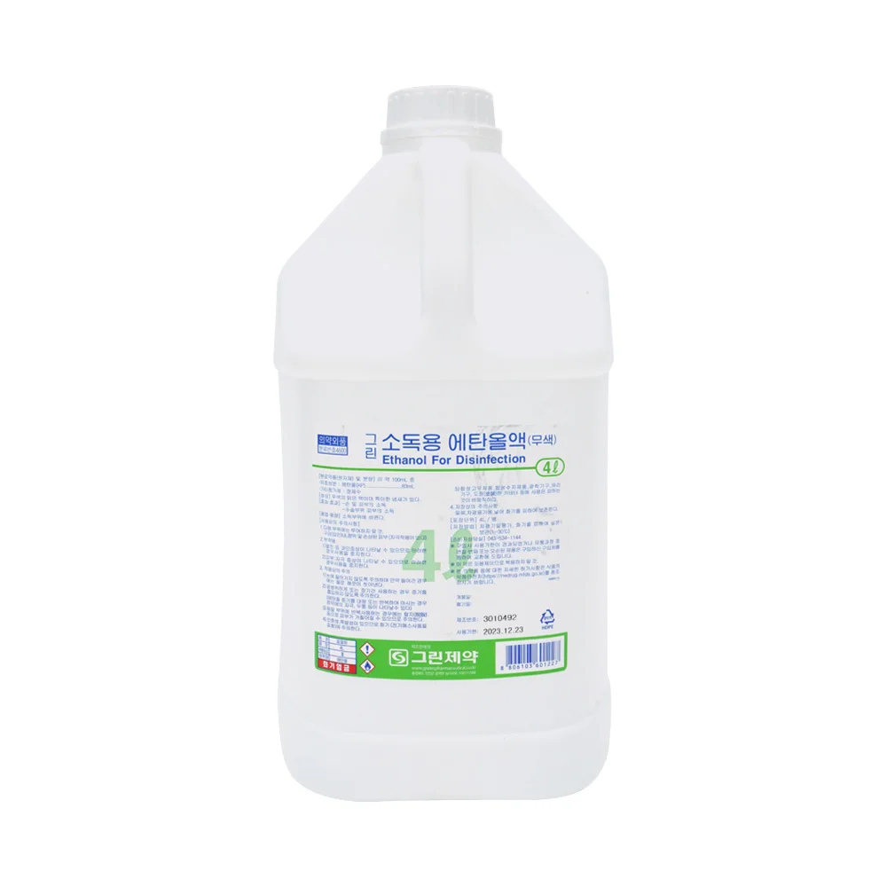 Green ethanol liquid 4L wound wound wound treatment disinfectagent for disinfection