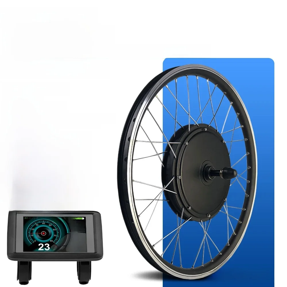 AliExpress IMEIQI Ebike Conversion Kit 72V 3000W Brushless Rear Wheel Hub Motor Dropout 135mm 20/26/27.5/29inch For Electric Bike Conversion Kit