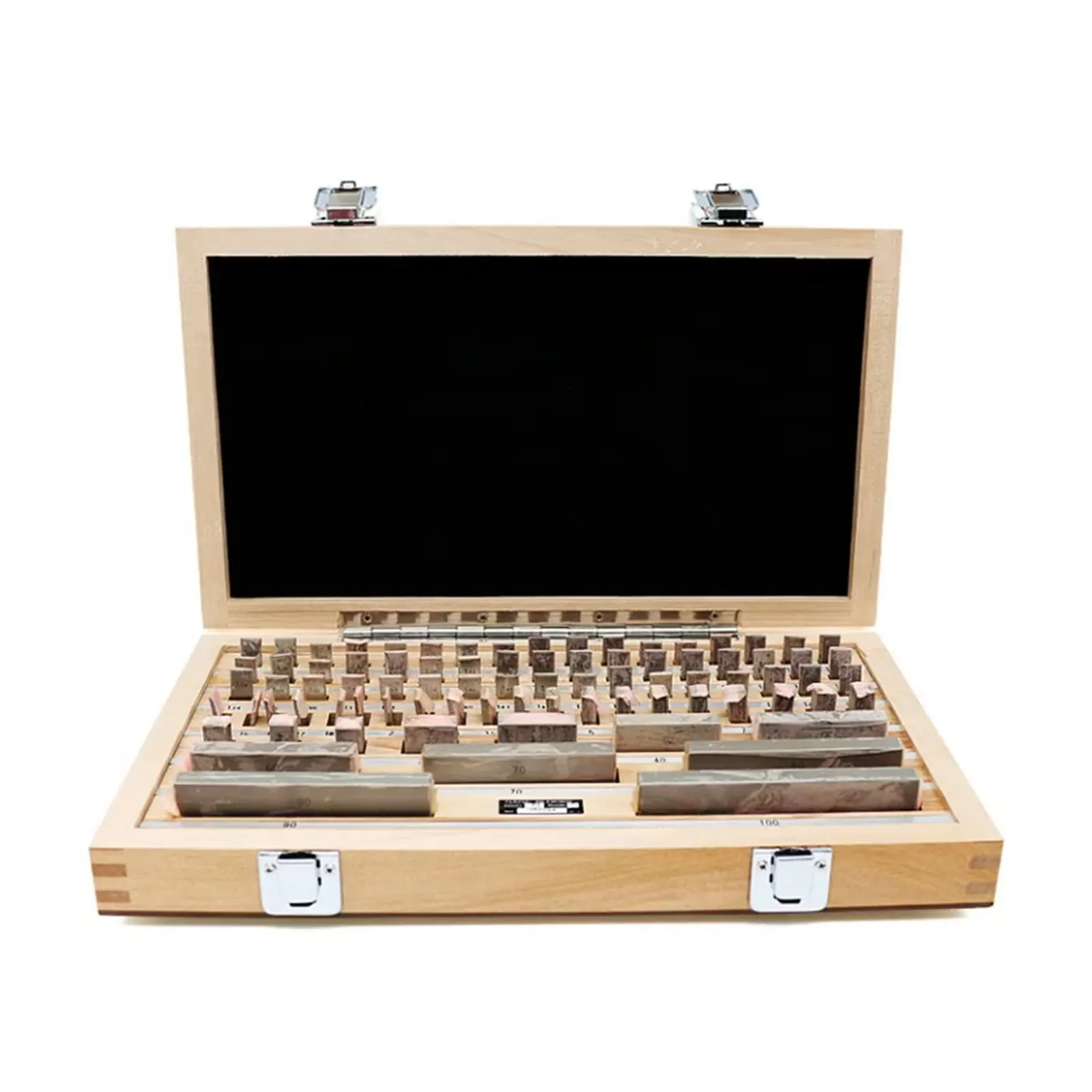 FMFPAX Metric Gauge Block Set Grade 0 Grade 1 Bearing Steel Gage Blocks 32-122 Pcs for Caliper Micrometer Calibration