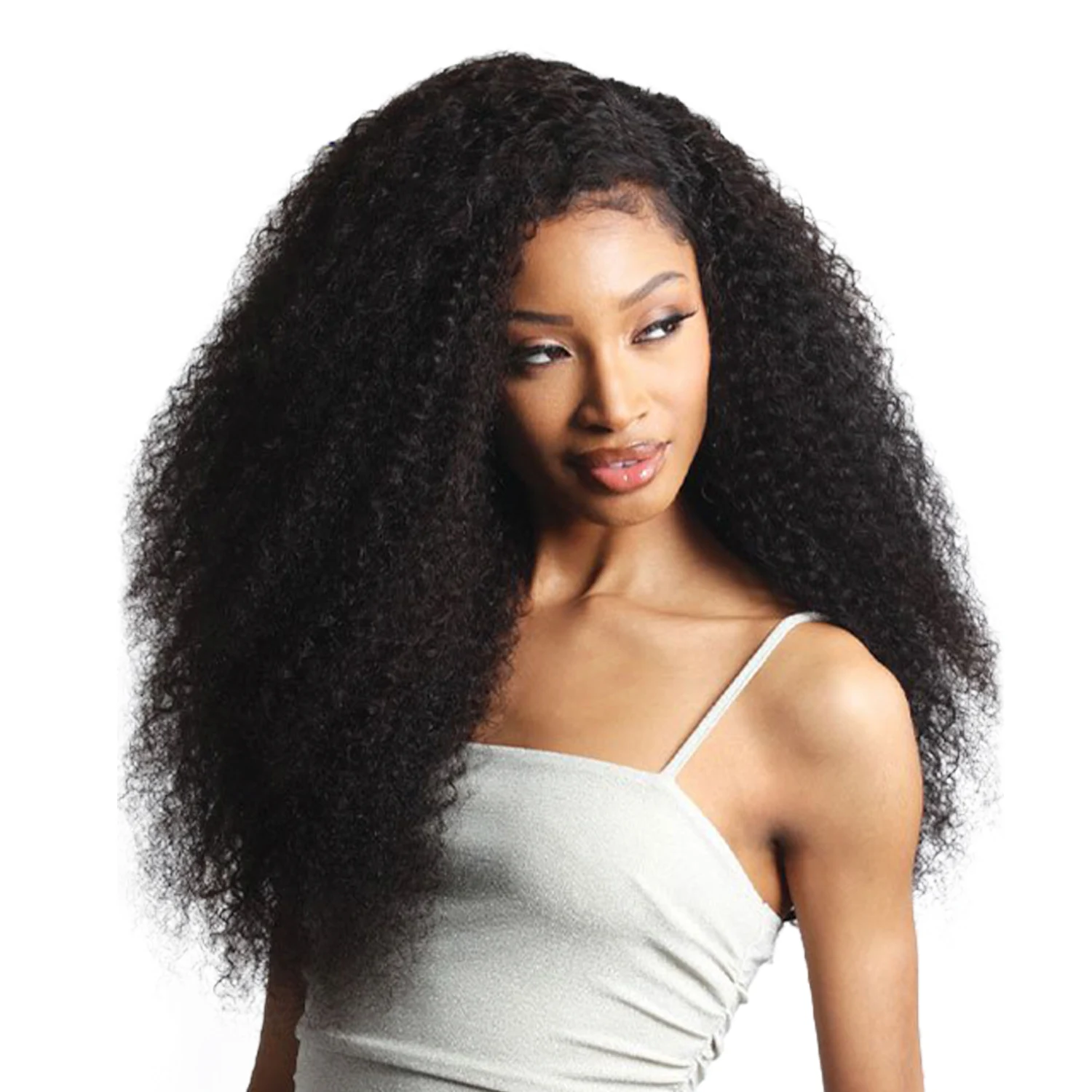 Shake-N-Go Cabelo Virgem Remy HD Fechamento de Renda Brilhante Molhado N Ondulado 2X6 Boêmio Curl 12"