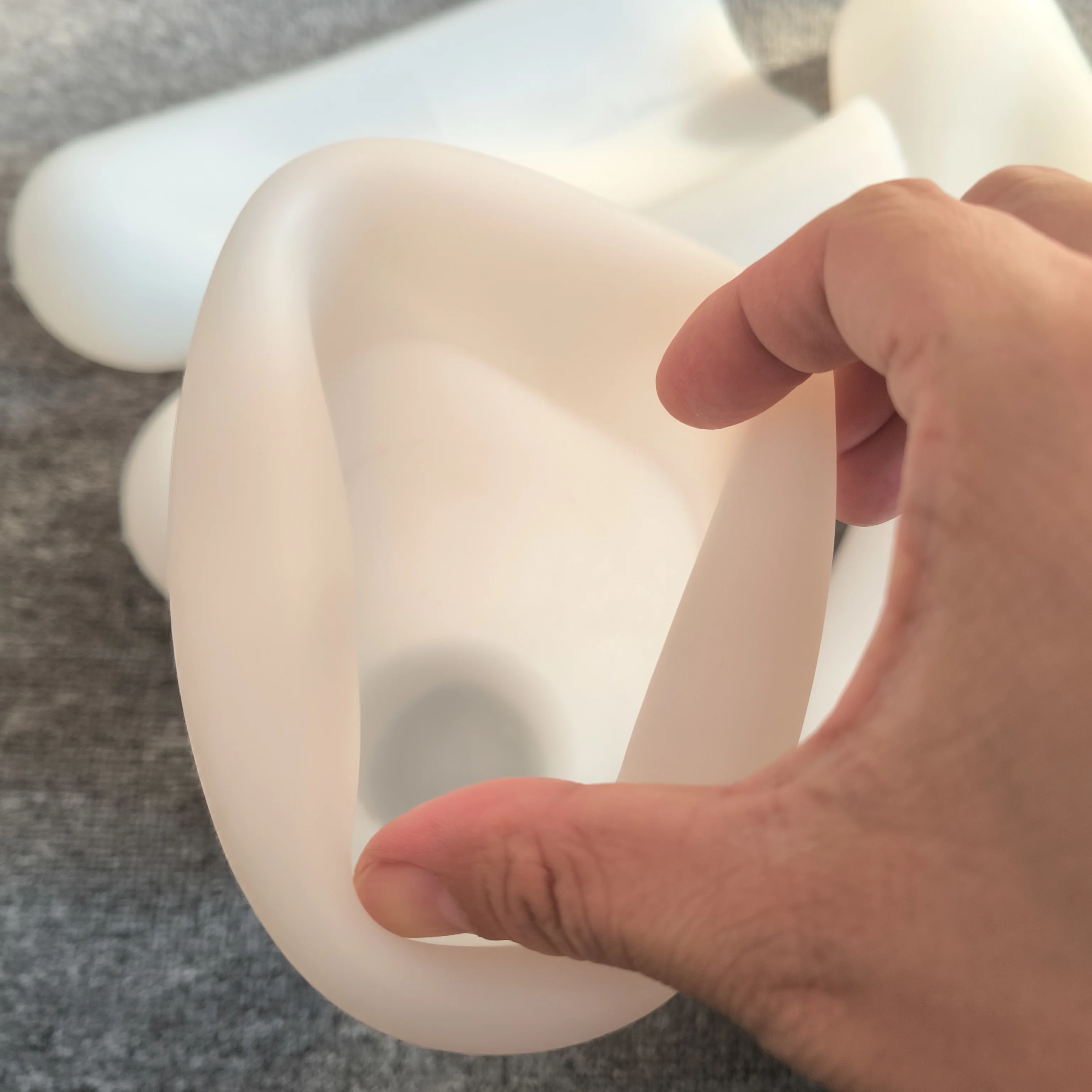 

100% silicone gel sleeve for lower leg prostheses, skin-friendly and flexible, soft sleeve for residual lower leg amputations