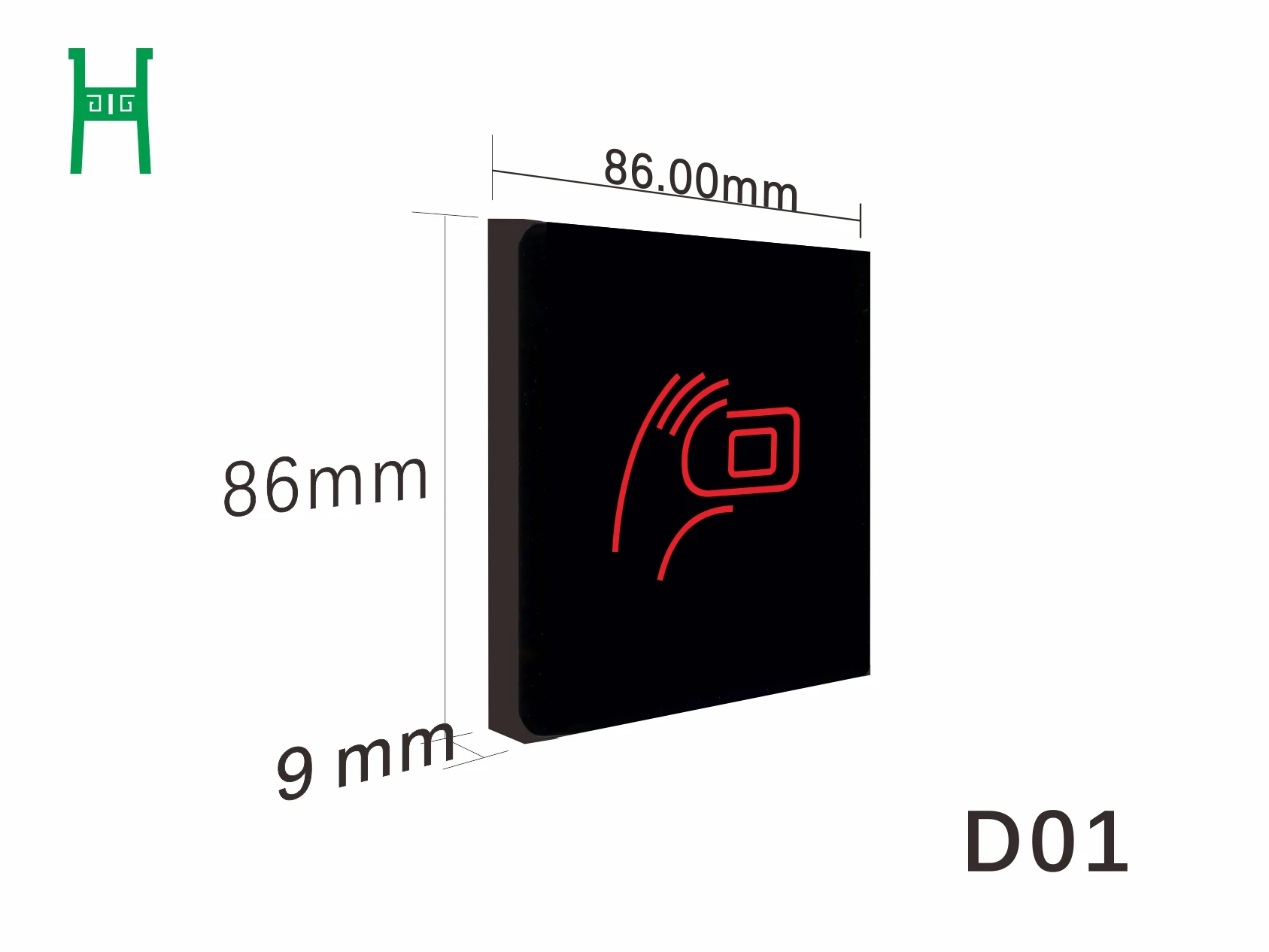 Hzccxz for M1,EM,NFC, RFID, Wiegand26/34,RS485,RS232, Access Control Card Reader , Anti-copy，Can Custom Made DSF, OEM,12V