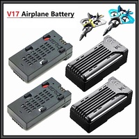 For 4D V17 RC Airplanes Upgrade 3.7V 1000mAh 4DRC V17 RC Helicopter Battery Quadcopter V17 Drone Replacement Accessories Parts