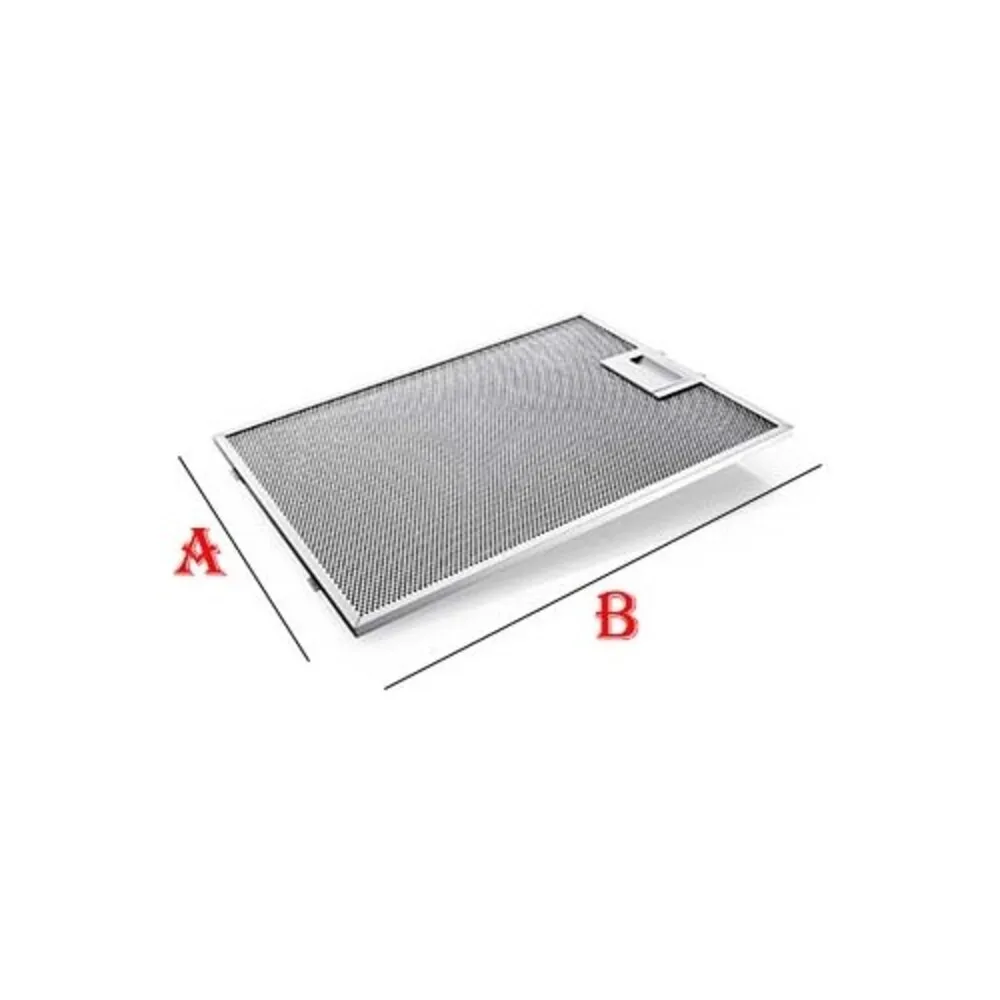 Width 278 x Height 355 mm Universal Kitchen Cooker Hood Mesh Filter (Metal Filter) Exhaust Hood Metal Dust Grease Filter Free Sh