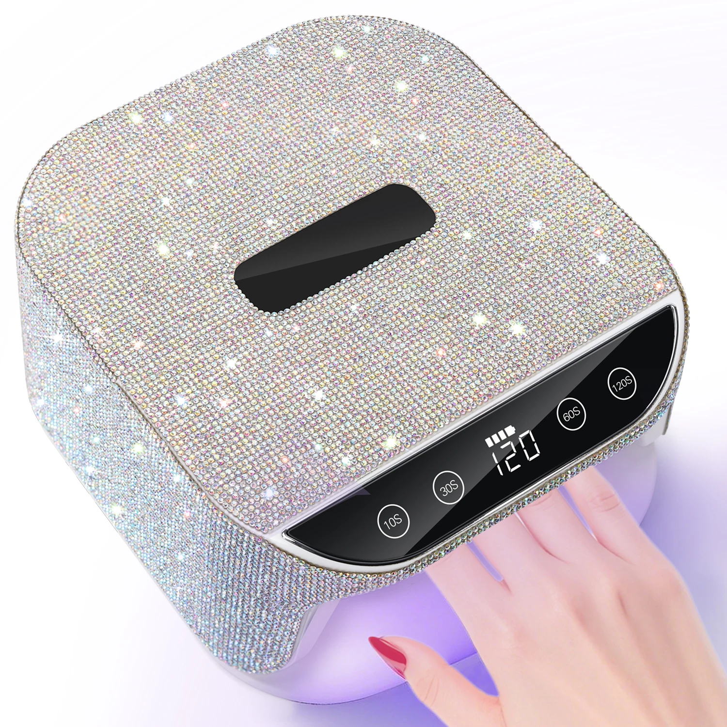 

Professional UV LED Nail Lamp With 4 Timers Setting Screen Control Nail Drying lamp For Curing Gel Nail Polish Nail Salon Tools