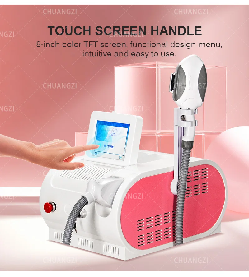 

Professional Diode Ice Titanium Laser Body Hair Removal Machine 2024 Portable 808 755 Alexandrite Device 4 waves IPL Permanent