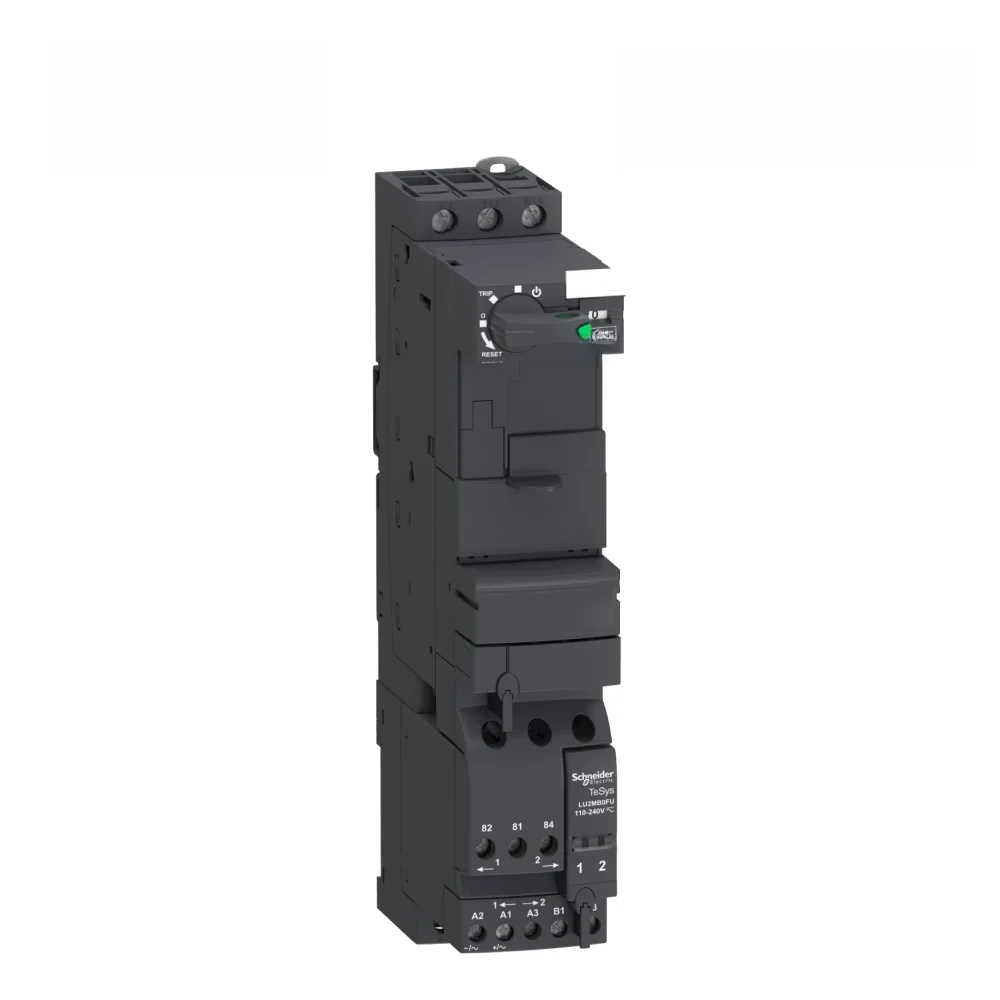 Schneider electrica-cyberall-tesys u base de potência de investimento, 3p, 12a/690v, bobina 110-240v