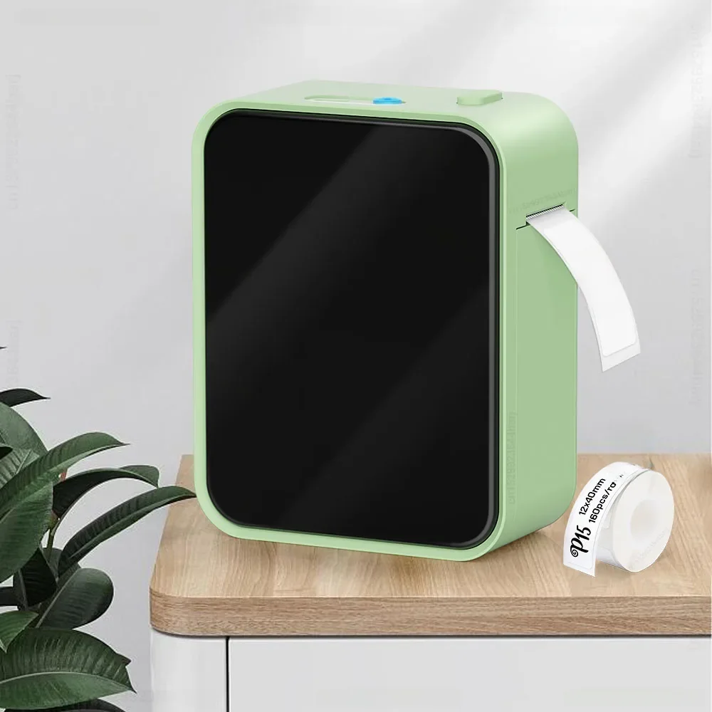 Przenośna drukarka etykiet P15, termiczna drukarka etykiet samoprzylepnych, bezprzewodowa drukarka naklejek Bluetooth z papierem samoprzylepnym P15. — zdjęcie produktu 7