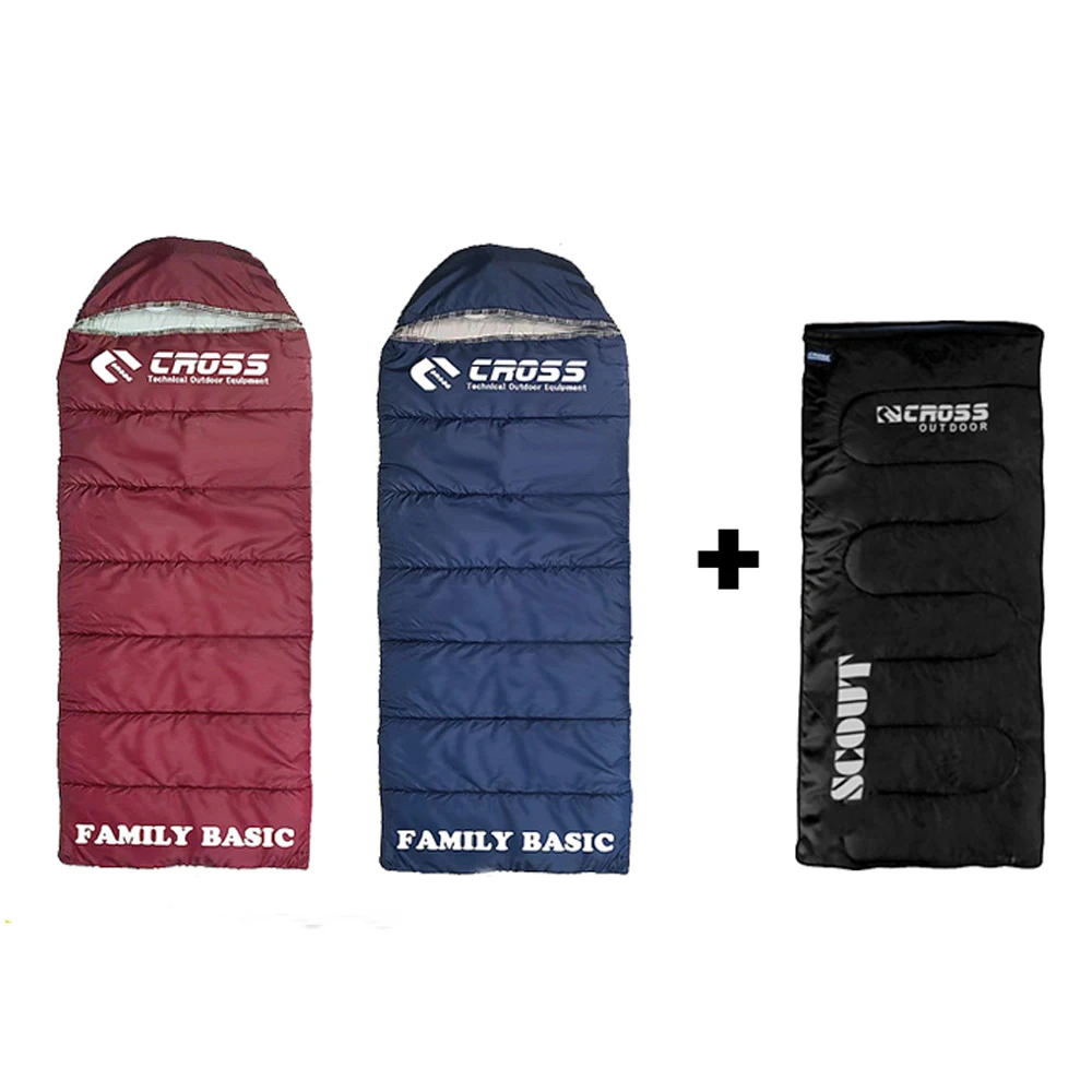 Columbus 1 1 4 Seasons Mammoth 2 HALO-FIBER sleeping bag 2IN1 Family sleeping bag 1 pc + Halo pie 1 bed sleeping bag