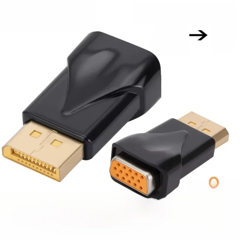 Adapter DP na VGA 1080P DisplayPort męski na VGA żeński Konwerter do projektora HDTV TV HDVD Laptop DP na VGA na PC — zdjęcie produktu 7