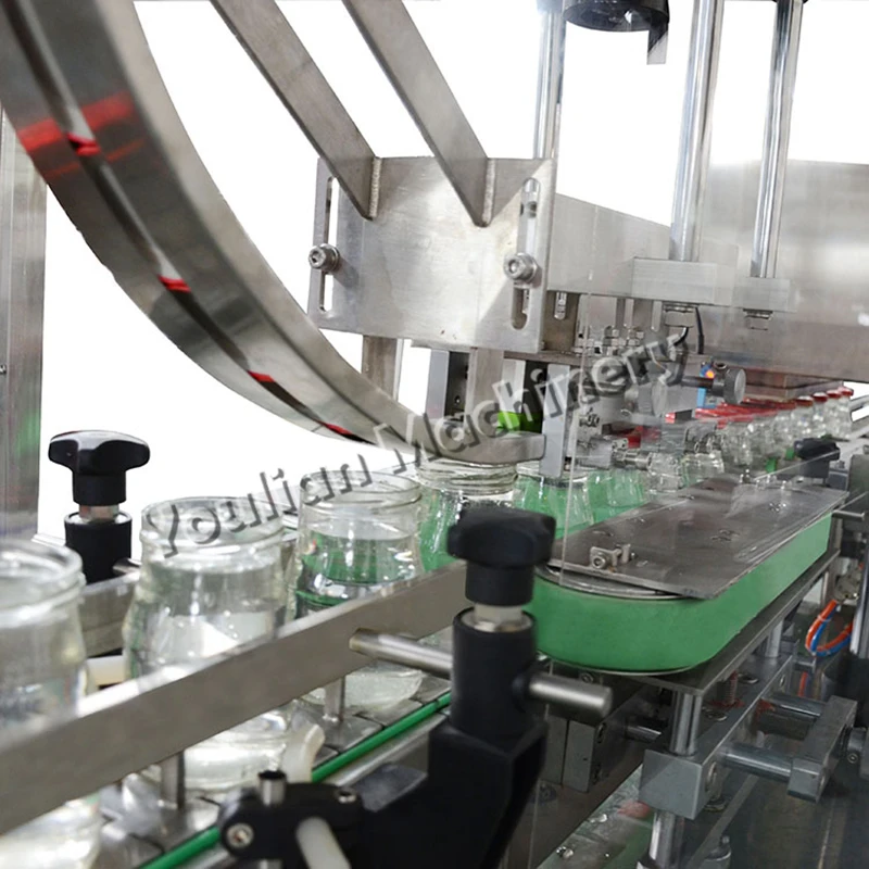 BZX-980 automático completo capper aferidor enlatado frutas mel frasco de vidro pode torcer fora do selo do parafuso máquina tampando a vácuo