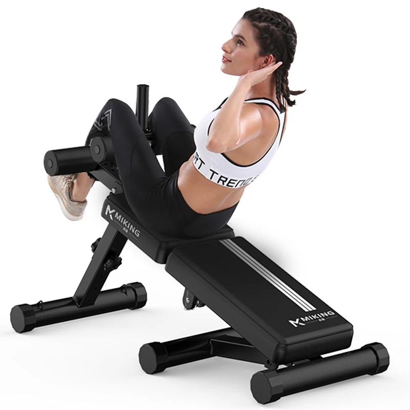 Supine Board Foldable Abdominal Muscle Board Multifunctional Abdominal Chair Home Fitness Equipment Training Gym Abdominal Chair