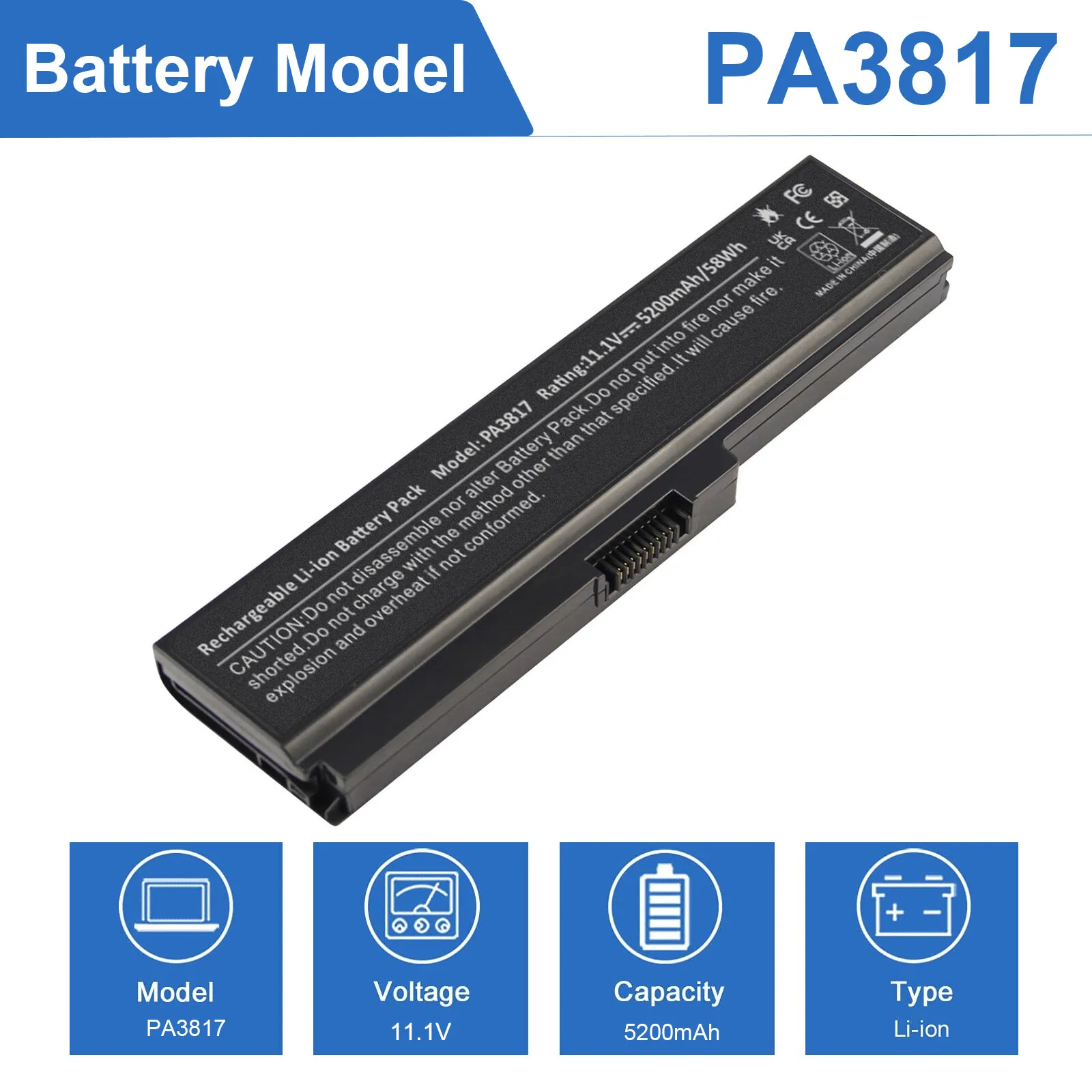 

Новый OEM аккумулятор PA3817U-1BRS для Toshiba Satellite L745 L750 L755 L755D 48 Втч аккумулятор, отправлено в течение 24 часов