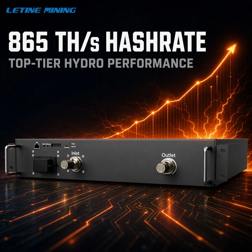 Bitmain Antminer S23e Hydro 2U 865Th/s 8650W Bitcoin Miner Hydro Cooling