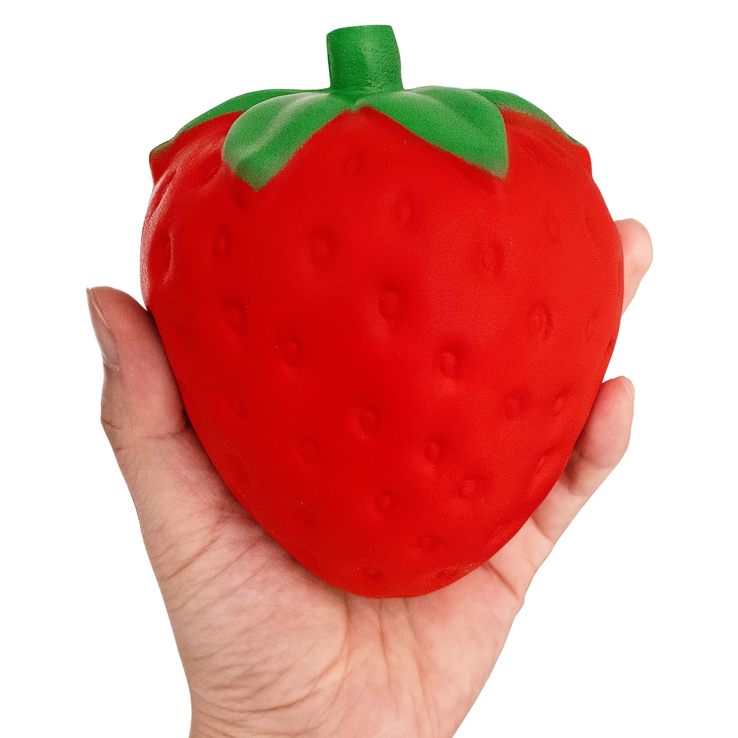 Jumbo Aardbei Fruit Schattig Squishy Voedsel Squishies Crème Geurende Langzaam Stijgende Knijp Speelgoed Telefoonband Originele verpakking