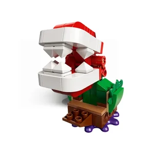 Super Marioed Series Construction Blocks Piranha Pflanze faszinierende Herausforderung Set Expansion Geschenk Kinder 10 Hauptverkäufe von Mini Piranha - №10