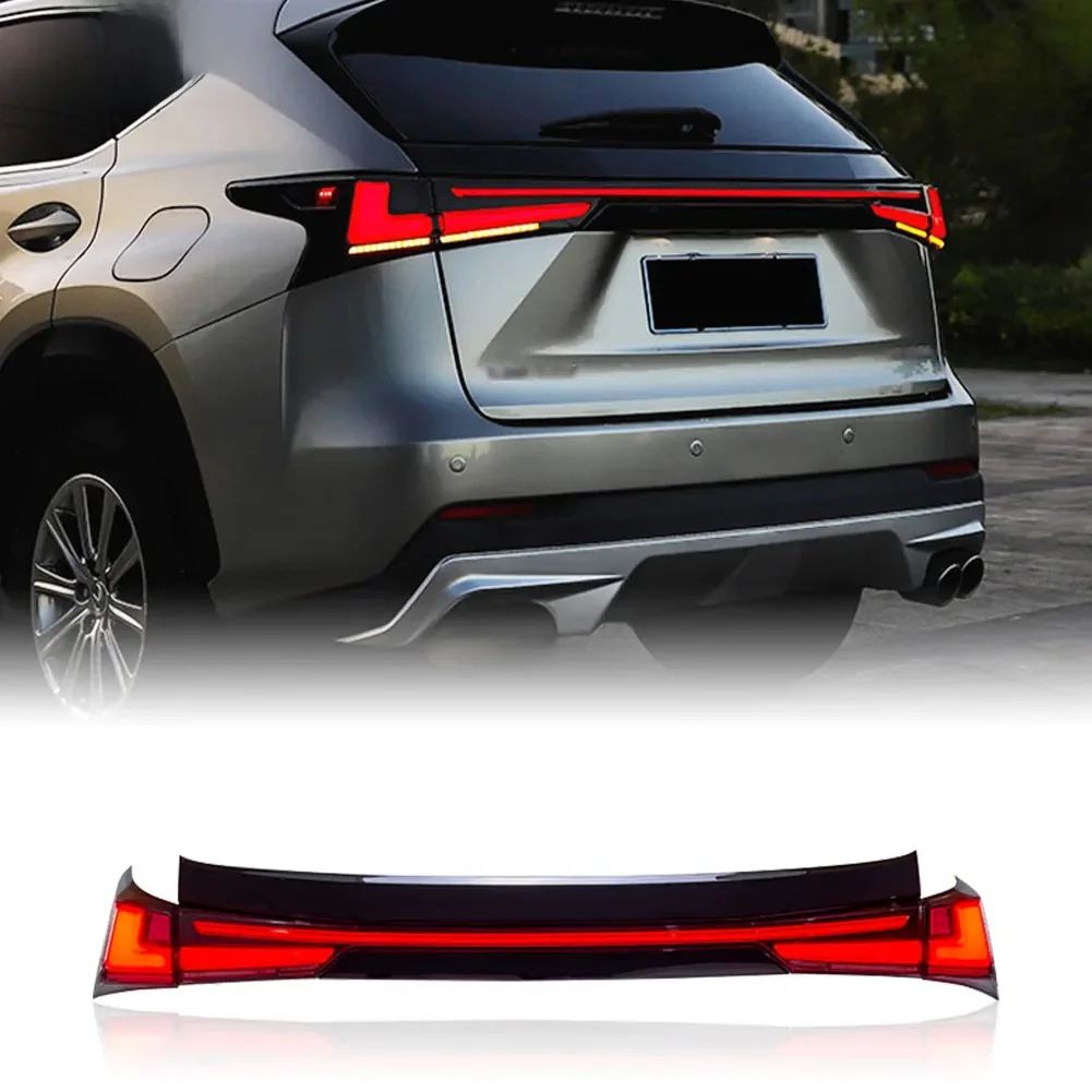 Voor Lexus Nx 2014-2021 Achterlichtsamenstellingen Aangepast Met Nx200 Nx300 Geleid Door Opeenvolgende Achterlichten - afbeelding 2
