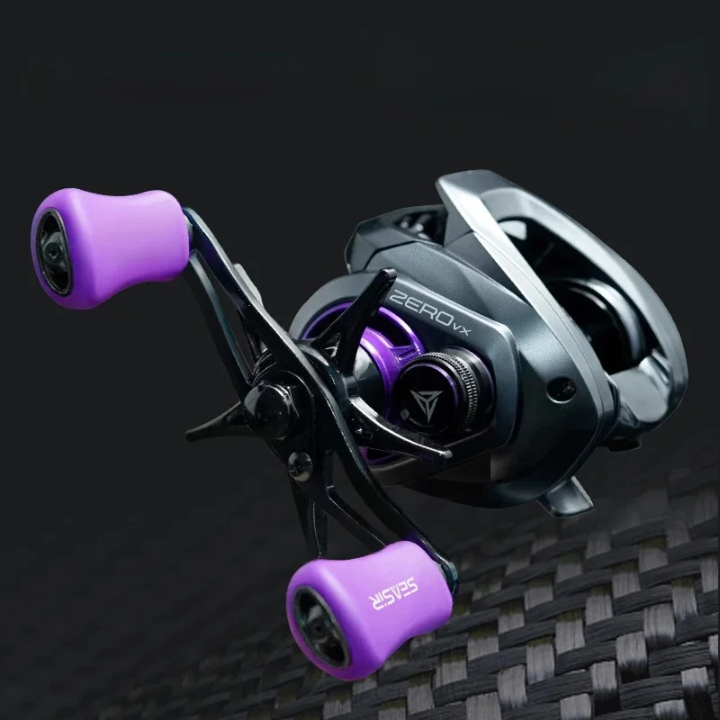 Seasir ZERO-VX 133 g BFS Baitcasting-Angelrolle, ultraleicht, 7,6:1 Übersetzungsverhältnis 6+1BB, maximale Zugkraft, 4 kg, Frisch-Salzwasser-Angelspule