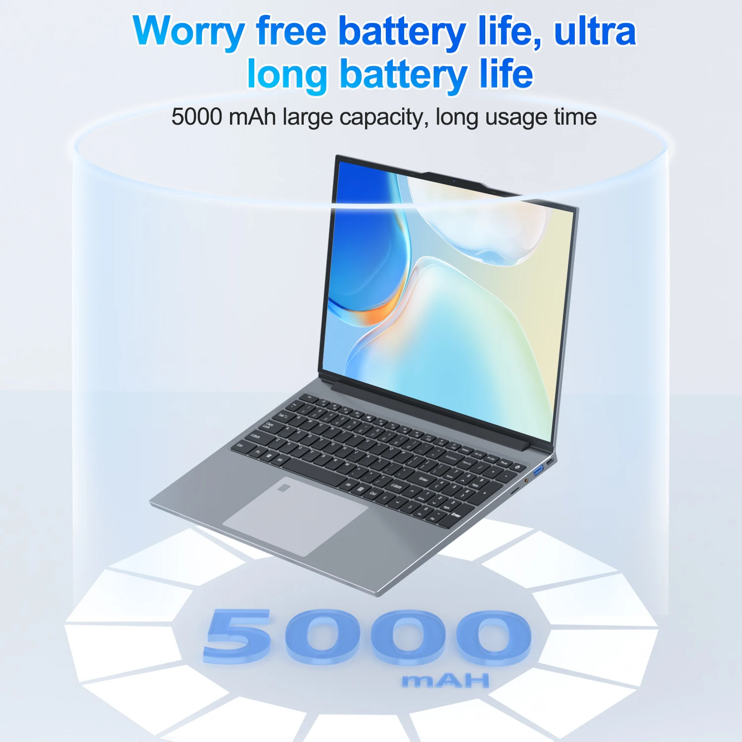 Ultra Slim 15.6"Laptop 32GB RAM 2048GB SSD Intel Core i7-6500U Notebook Windows 11 Gamer 1920*1080 Display Office Study Computer