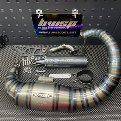 Exhaust Pipe DIO50 JISIO Racing Muffler RRGS Tuning Upgrade Engine 125cc - 135cc Dio 50 Upgrade BWSP Perfomance Racing Parts