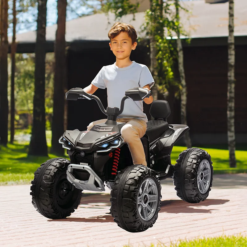 12/24V Kids Ride on ATV Battery Powered Ride on Toy Car Electric Vehicle Motorcycle for Children Gifts Toys with Light Music